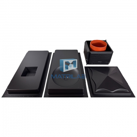 Matrite decoratiuni gradina - Matrita cismea TRAVERTIN - Set 4 piese