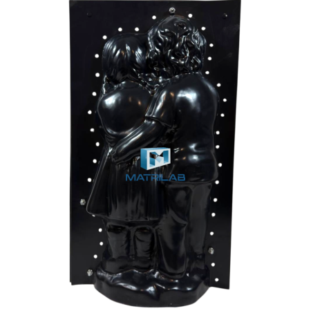 Girl and boy with basket mold 66 cm H [3]