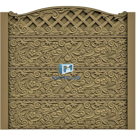 Matrita gard 200x50 cm model FLORI 4 [2]