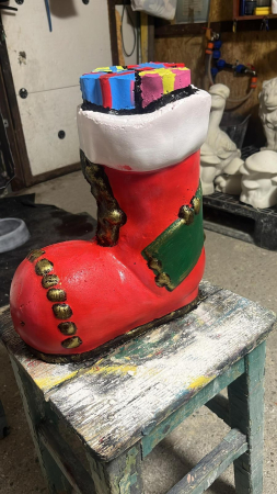 Santa Claus boot mold  34.5 cm H [1]