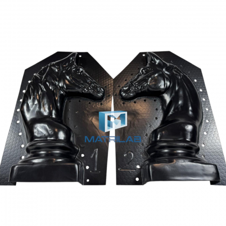 Matrita Cap de Cal  50 cm H - set 2 bucati fata si spate [5]