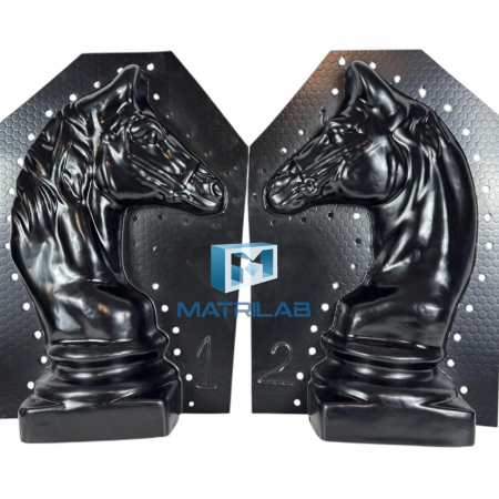 Matrite decoratiuni gradina - Matrita Cap de Cal  50 cm H - set 2 bucati fata si spate