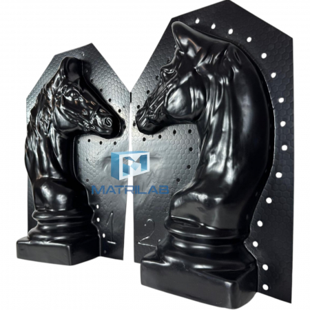 Matrita Cap de Cal  50 cm H - set 2 bucati fata si spate [3]