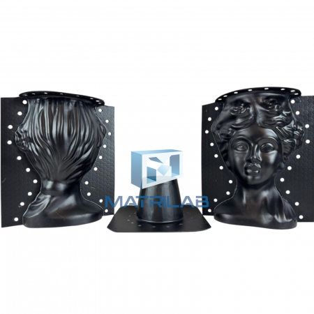 Matrite decoratiuni gradina - Matrita Ghiveci Cap Femeie  32 cm H