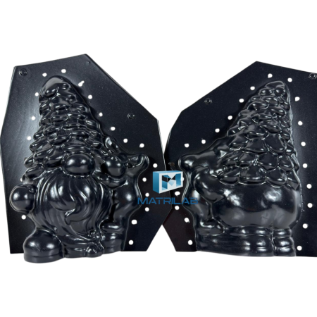 Matrita Gnom brad de Craciun  34 cm H - set 2 bucati fata si spate [2]