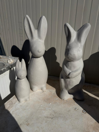 Garden bunny mold 48 cm H [3]