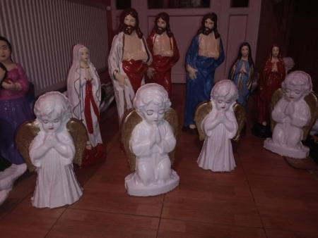 Angel praying mold 42 cm H [1]