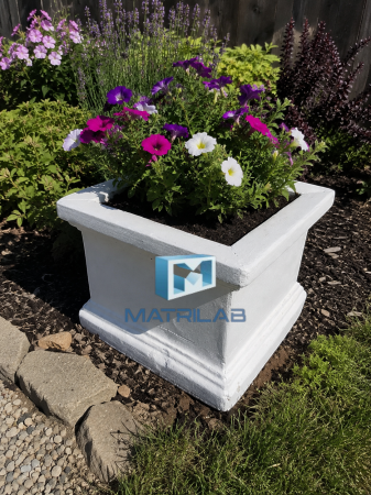 Matrita Jardiniera beton CUBO  35.5x35.5x27 cm [1]