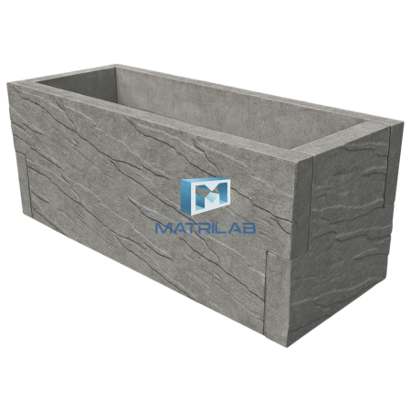 Matrite decoratiuni gradina - Matrita Jardiniera beton DELUXE  99.5x40x39.5 cm