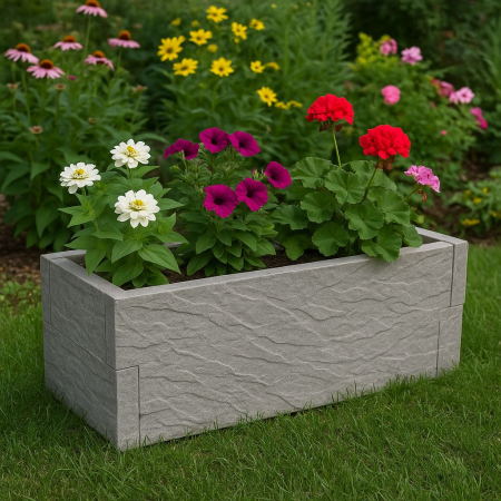 Matrita Jardiniera beton DELUXE  99.5x40x39.5 cm [4]