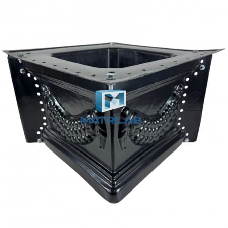 Matrite decoratiuni gradina - Matrita Jardiniera beton MEGA  35.5x35.5x27 cm