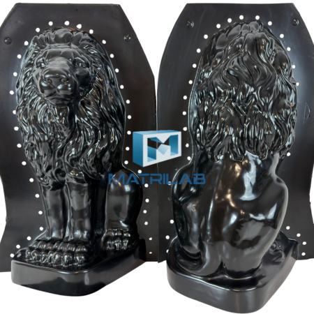 Matrite decoratiuni gradina - Matrita Leu Impunator de dreapta 54 cm H