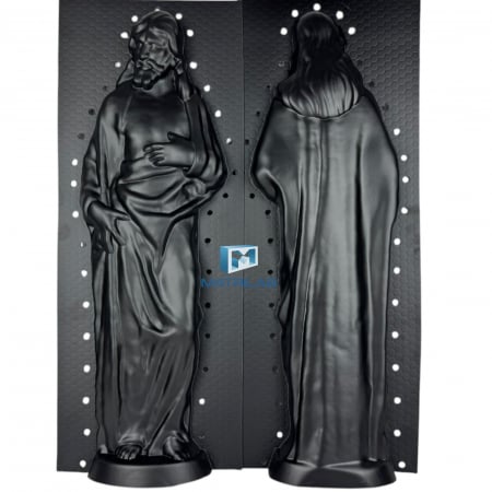 Matrite decoratiuni Craciun - Matrita Domnul Iisus 70 cm H - set 2 bucati fata si spate