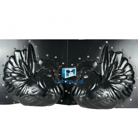 Matrite decoratiuni gradina - Matrita Cocos 35 cm H - set 2 bucati fata si spate