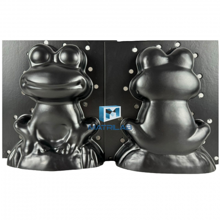 Matrite decoratiuni gradina - Matrita Broscuta 27 cm H - set 2 bucati fata si spate