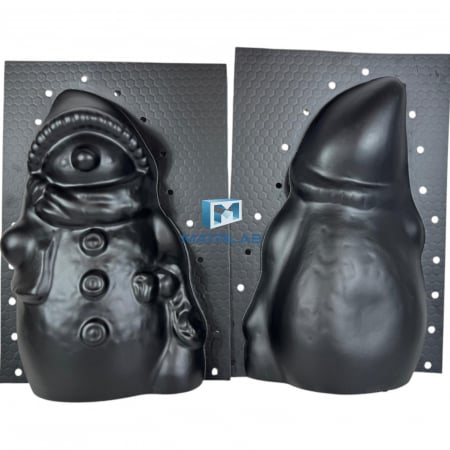 Matrite decoratiuni gradina - Matrita Om de Zapada mini  38 cm H - set 2 bucati fata si spate
