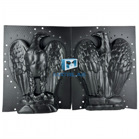 Matrite decoratiuni gradina - Matrita Vultur 50 cm H - set 2 bucati fata si spate