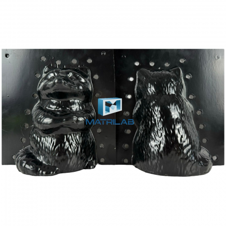 Matrite decoratiuni gradina - Matrita Raton 22 cm H - set 2 bucati fata si spate