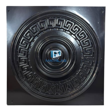 Decorative rosettes and baguette molds - 3D decorative VERSACE rosette mold PD-100 50 cm