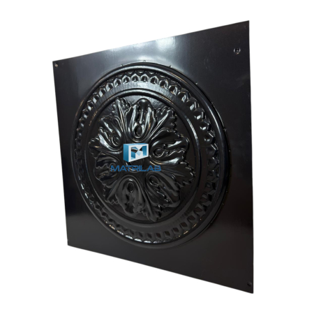 3D decorative FLORAL rosette mold PD-101 40 cm [1]