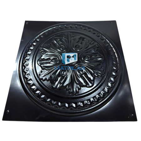 3D decorative FLORAL rosette mold PD-103 50 cm [2]