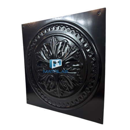 3D decorative FLORAL rosette mold PD-103 50 cm [1]
