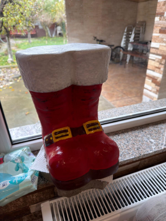 Matrita Santa Boots  30 cm H - set 2 bucati fata si spate [1]