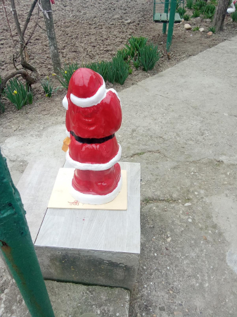 Santa Claus mold 50 cm H - set of 2 pieces front and back [8]