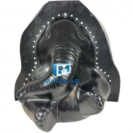 Matrite decoratiuni gradina - Matrita Elefant  41 cm H - set 2 bucati fata si spate