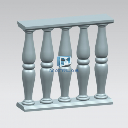 Matrita Stalpisor Balustrada 82 cm H - set 2 bucati fata si spate [2]