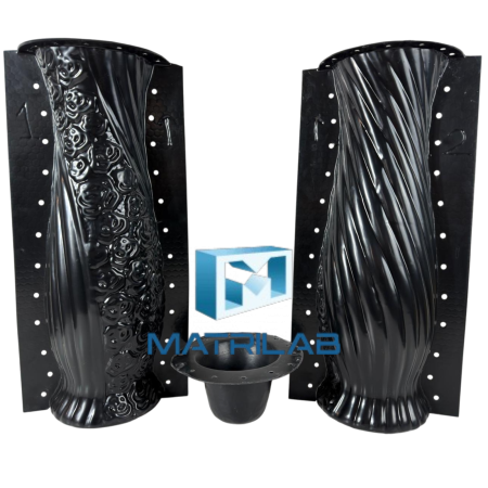 Matrite decoratiuni gradina - Matrita Vaza cu Trandafiri 59 cm H