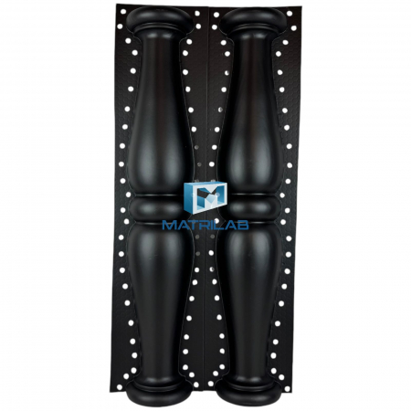 Matrita Stalpisor Balustrada 82 cm H - set 2 bucati fata si spate