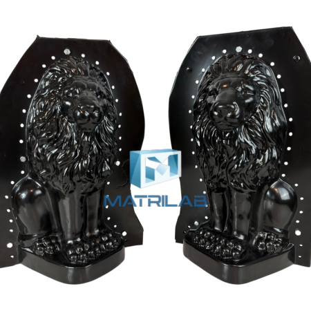 Matrite decoratiuni gradina - Set 2 matrite Lei Impunatori stanga si dreapta 54 cm H