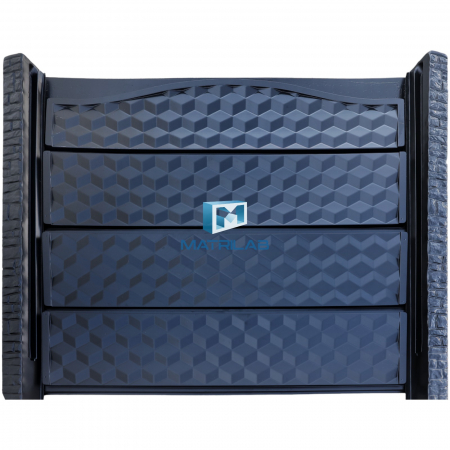 Set matrite gard panou complet cu 4 matrite de gard si 2 stalpi [1]
