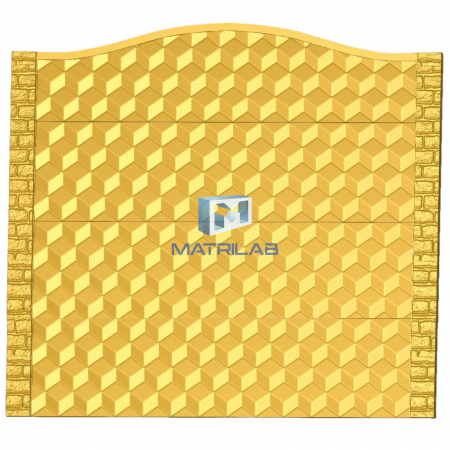 Set matrite gard - Set matrite gard panou complet cu 4 matrite de gard si 2 stalpi