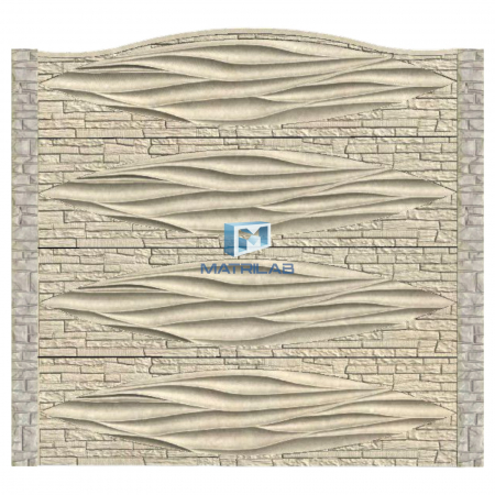 Set matrite gard - Set matrite gard panou complet cu 4 matrite de gard si 2 stalpi