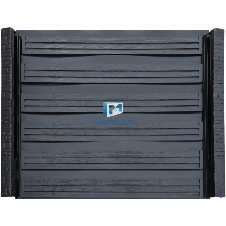 Set matrite gard - Set matrite gard panou complet cu 6 matrite de gard si 2 stalpi