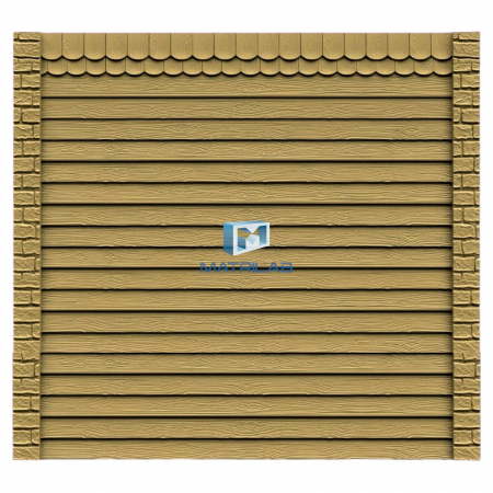 Set matrite gard - Set matrite gard panou complet cu 4 matrite de gard si 2 stalpi