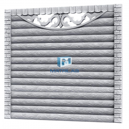 Set matrite gard - Set matrite gard panou complet cu 4 matrite de gard si 2 stalpi