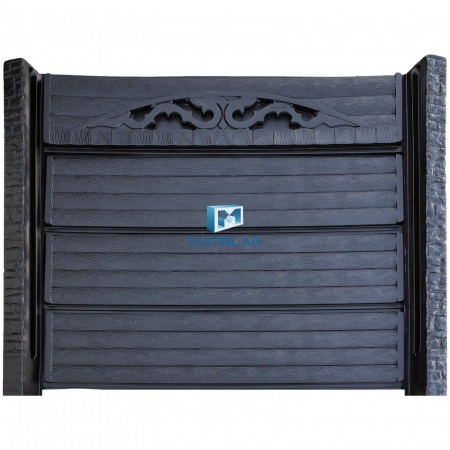 Set matrite gard panou complet cu 4 matrite de gard si 2 stalpi [3]