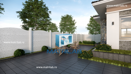 Set matrite gard panou complet cu 4 matrite de gard si 2 stalpi [2]