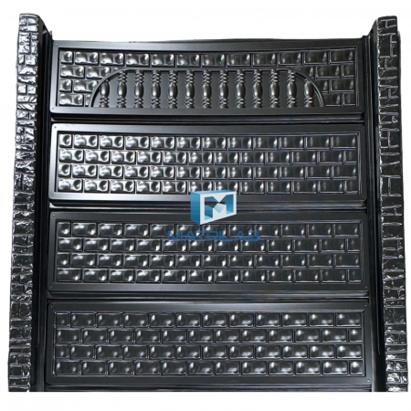 Set matrite gard panou complet cu 4 matrite de gard si 2 stalpi [1]