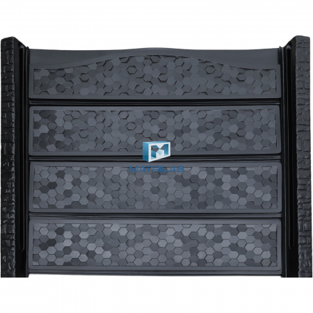 Set matrite gard panou complet cu 4 matrite de gard si 2 stalpi [2]