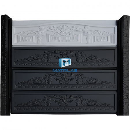Set matrite gard panou complet cu 4 matrite de gard si 2 stalpi [1]