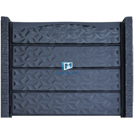 Set matrite gard panou complet cu 4 matrite de gard si 2 stalpi [1]