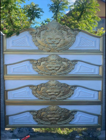 Set matrite gard panou complet cu 4 matrite de gard si 2 stalpi [4]