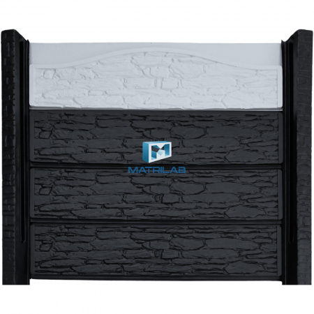 Set matrite gard panou complet cu 4 matrite de gard si 2 stalpi [1]