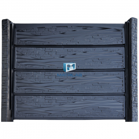 Set matrite gard panou complet cu 4 matrite de gard si 2 stalpi [2]