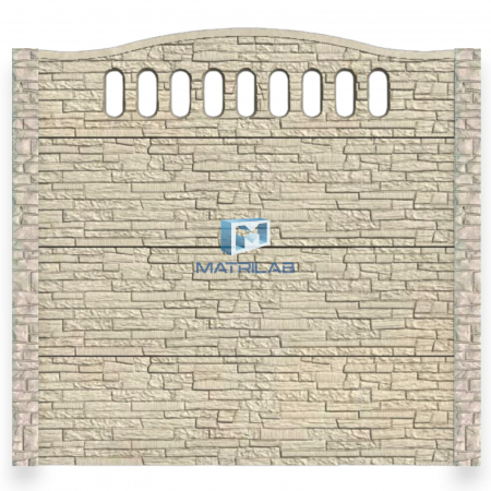 Set matrite gard - Set matrite gard panou complet cu 4 matrite de gard si 2 stalpi