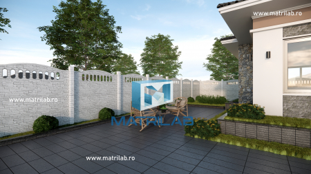 Set matrite gard panou complet cu 4 matrite de gard si 2 stalpi [3]